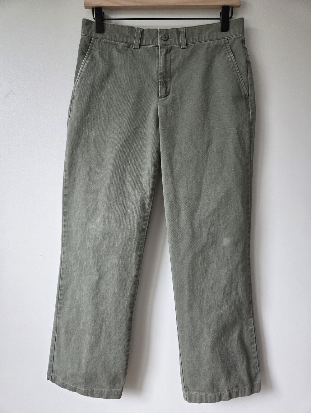 Ralph Lauren Classic Chino Olive Green Straight Leg Pants Womens Size 2
